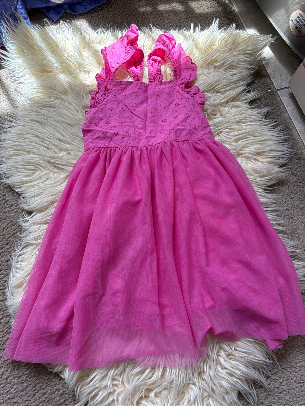 Cat & Jack girls eyelet dress